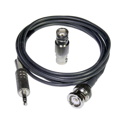 MON-6280-047 6' Accelerometer input cable, 1/8" (3.5mm) phone plug to BNC