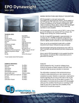 2 part epoxy balancing compound