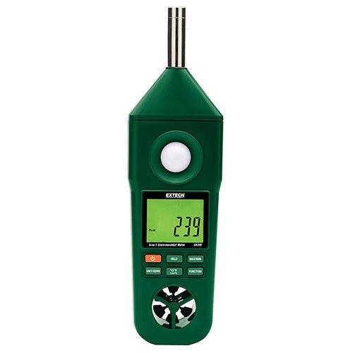 Hygro-Thermo-Anemometer-Light-Sound Meter