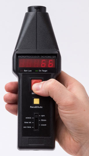 CT6 Optical/Contact Hand Tachometers with LED display