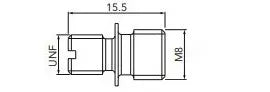 SPM 18179 Mounting Thread Adapter, M8 to 1/4"-28 UNF